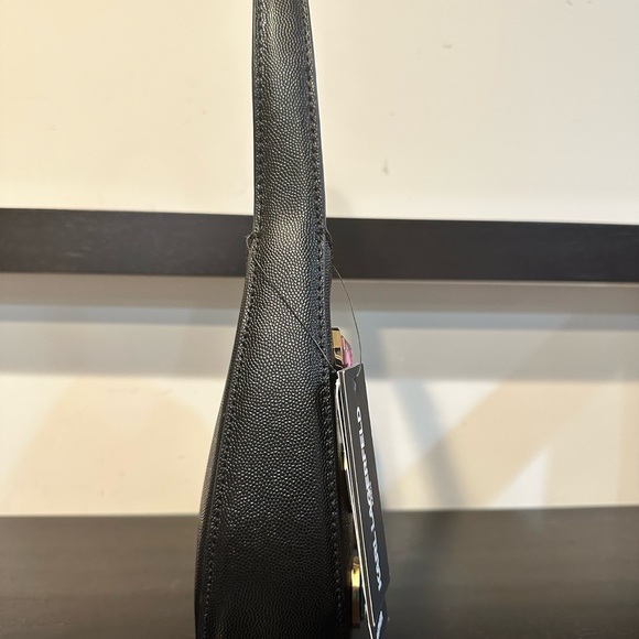 Karl Lagerfeld Paris Desi Small Black Leather Hobo - Picture 6 of 10